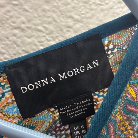 Donna Morgan mixed color Patterned Maxi Dress - Picture 6 of 6